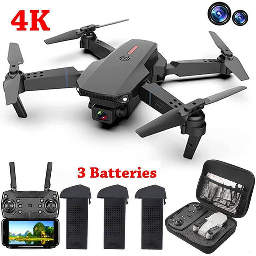 2022 New RC Drone with 4K HD Wide-Angle Camera, Dual Camera Quadcopter with WiFi FPV