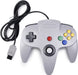 Classic N64 Controllers Bundle - Yellow/Gray (2 Pack) with 6FT N64 Controller Extension Cable (2 Pack) - Double the Fun for Your Retro Gaming Experience