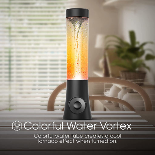 Vortex Tornado TWS Bluetooth Speaker - 7 LED Light Show, Portable Speaker with Tornado Feature, Connect 2 Speakers at a Time, Bass Boosted, Ideal for Home and Outdoor Use, Rechargeable Speaker