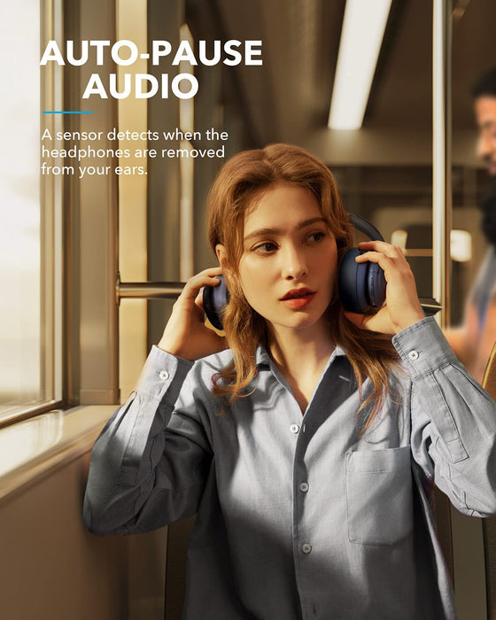 Life Q35 Multi-Mode Active Noise Cancelling Bluetooth Headphones - LDAC for Hi-Res Wireless Audio, 40H Playtime, Comfortable Fit, Clear Calls - Ideal for Home, Work, and Travel