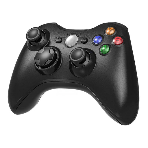 Wireless Controller for Xbox 360 - Joystick Wireless Game Controller for Xbox 360 & Slim Console and PC Windows XP/7/8/10 - Black