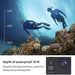 Action Camera, 1080P 12MP Sports Camera Full HD 2.0 Inch Action Cam - Waterproof up to 30M/98Ft for Snorkeling, Surfing - Wide-Angle Lens with Mounting Accessories Kit - Black