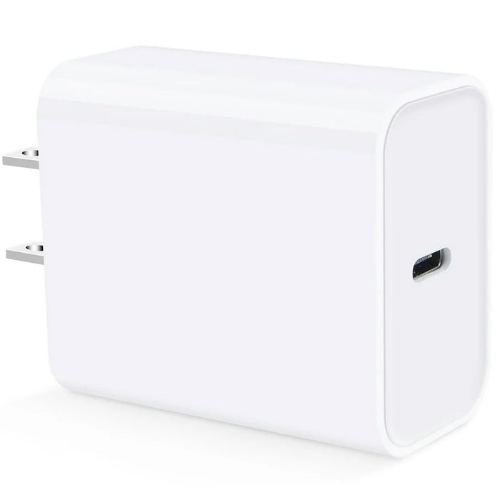 SonicCharge 18W USB-C Fast Wall Charger for iPhone 14/13/12/11Pro/Pro Max, iPhone 14Plus, iPad 2022/2021 Air/Pro, Samsung Galaxy S22/21/20Plus/Ultra, Google Pixel, Huawei - Lightning Fast Charging