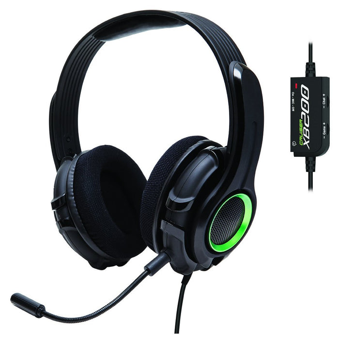 Cruiser XB200 Stereo Gaming Headset with Detachable Boom Mic for Xbox 360 - Immerse in Crystal-Clear Audio for an Ultimate Gaming Experience