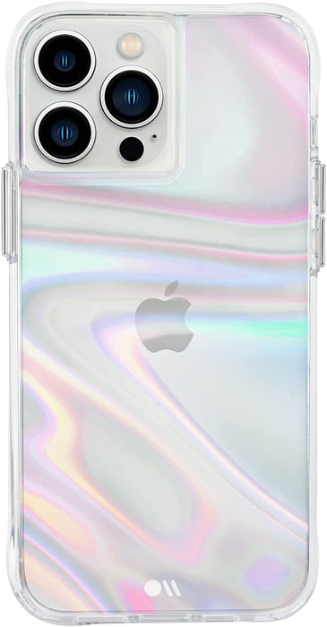 BubbleBurst iPhone 13 Pro Case - 10FT Drop Protection, Wireless Charging Compatible - Luxury Cover with Iridescent Swirl Effect for iPhone 13 Pro 6.1" - Anti-Scratch, Shockproof Materials