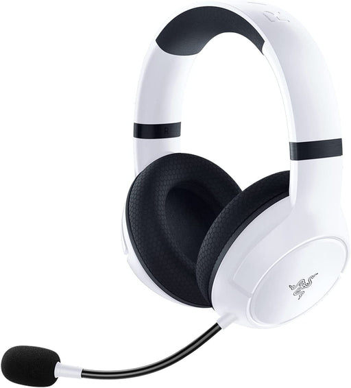 Kaira Wireless Gaming Headset for Xbox Series X|S, Xbox One: Triforce Titanium 50mm Drivers, Cardioid Mic, Breathable Memory Foam Ear Cushions, EQ Pairing Button, Windows Sonic - White