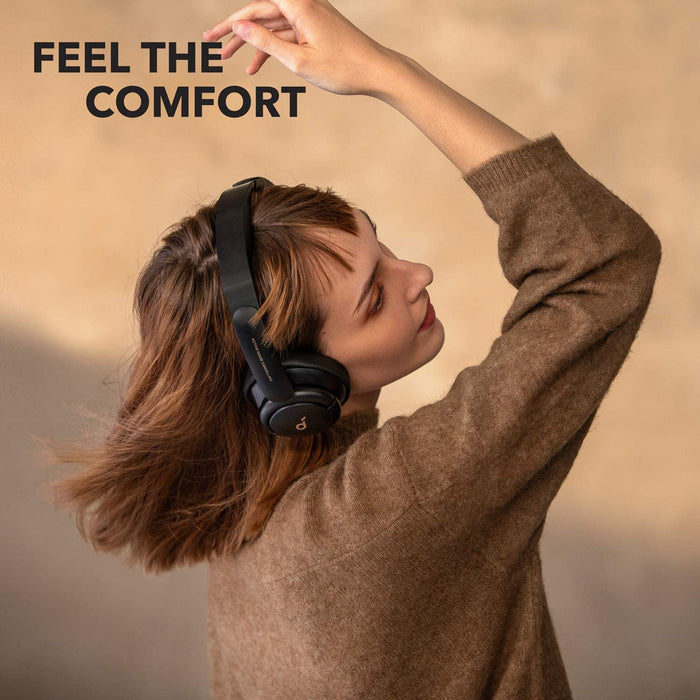 Life Q30 Hybrid Active Noise Cancelling Headphones - Multiple Modes, Hi-Res Sound, Custom EQ via App, 40H Playtime, Comfortable Fit, Bluetooth, Multipoint Connection