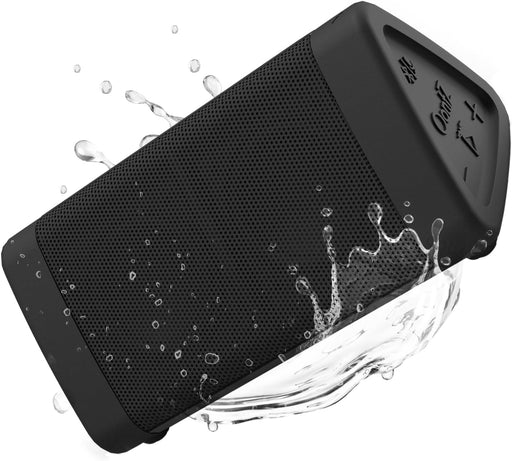 Oontz Angle 3 Bluetooth Speaker - Up to 100 Ft Wireless Range, Portable Speaker for iPhone, Android Phones, Louder Volume, Crystal Clear Sound, Rich Bass, IPX5 Portable Bluetooth Speaker (Black)