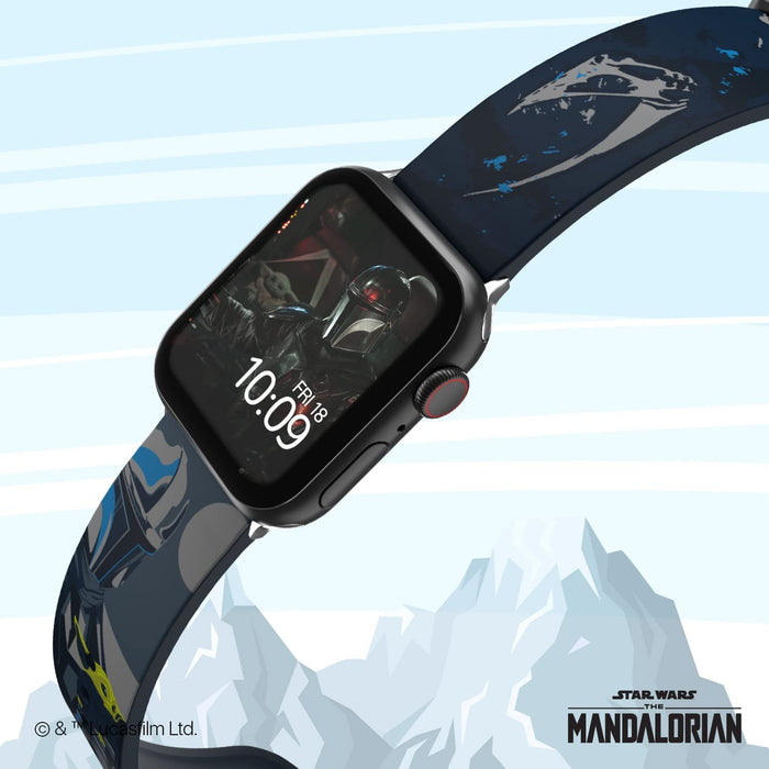 Star Wars: The Mandalorian Officially Licensed Smartwatch Band (Watch Not Included)