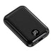 SurvivorCharge 10,000mAh Portable Power Bank - Outdoor Emergency External Battery Pack with Dual USB Outputs and Dual LED Lights for Cell Phone - Black